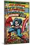 Marvel Comics Retro Style Guide: Captain America-null-Mounted Poster