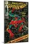 Marvel Comics Retro: The Amazing Spider-Man Comic Book Cover No.100, 100th Anniversary Issue (aged)-null-Mounted Poster