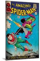 Marvel Comics Retro: The Amazing Spider-Man Comic Book Cover No.39, Green Goblin (aged)-null-Mounted Poster