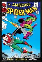 Marvel Comics Retro: The Amazing Spider-Man Comic Book Cover No.39, Green Goblin-null-Lamina Framed Poster
