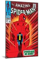 Marvel Comics Retro: The Amazing Spider-Man Comic Book Cover No.50, Spider-Man No More!-null-Mounted Poster