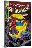 Marvel Comics Retro: The Amazing Spider-Man Comic Book Cover No.70, Wanted! (aged)-null-Mounted Poster