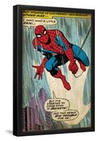 Marvel Comics Retro: The Amazing Spider-Man Comic Panel (aged)-null-Framed Poster