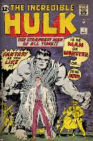 Marvel Comics Retro: The Incredible Hulk Comic Book Cover No.1, with Bruce Banner (aged)-null-Lamina Framed Poster