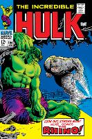 Marvel Comics Retro: The Incredible Hulk Comic Book Cover No.104, with the Rhino-null-Lamina Framed Poster