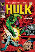 Marvel Comics Retro: The Incredible Hulk Comic Book Cover No.108, with Nick Fury (aged)-null-Lamina Framed Poster