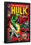 Marvel Comics Retro: The Incredible Hulk Comic Book Cover No.108, with Nick Fury (aged)-null-Framed Poster