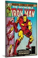 Marvel Comics Retro: The Invincible Iron Man Comic Book Cover No.126, Suiting Up for Battle (aged)-null-Mounted Poster