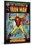 Marvel Comics Retro: The Invincible Iron Man Comic Book Cover No.47, Breaking Through Chains (aged)-null-Lamina Framed Poster