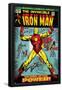 Marvel Comics Retro: The Invincible Iron Man Comic Book Cover No.47, Breaking Through Chains (aged)-null-Framed Poster