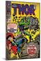 Marvel Comics Retro: The Mighty Thor Comic Book Cover No.142, Scourge of the Super Skrull! (aged)-null-Mounted Poster