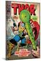 Marvel Comics Retro: The Mighty Thor Comic Book Cover No.144, Charging, Swinging Hammer (aged)-null-Mounted Poster