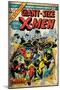 Marvel Comics Retro: The X-Men Comic Book Cover No.1 (aged)-null-Mounted Poster