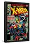 Marvel Comics Retro: The X-Men Comic Book Cover No.133, Wolverine Lashes Out (aged)-null-Framed Poster