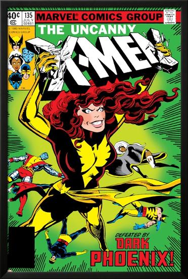 Marvel Comics Retro: The X-Men Comic Book Cover No.135, Phoenix-null-Lamina Framed Poster