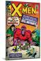 Marvel Comics Retro: The X-Men Comic Book Cover No.4, Scarlet Witch, Quicksilver, Toad(aged)-null-Mounted Poster