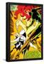 Marvel Comics Retro: X-Men Comic Panel, Phoenix, Emma Frost, Fighting-null-Framed Poster