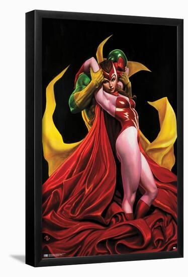 Marvel Comics - Scarlet Witch and Vision - Deadpool #13-Trends International-Framed Poster