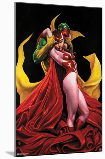 Marvel Comics - Scarlet Witch and Vision - Deadpool #13-Trends International-Mounted Poster