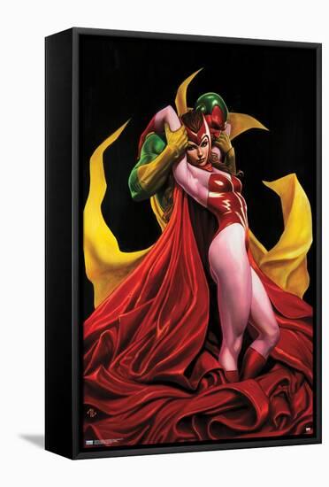 Marvel Comics - Scarlet Witch and Vision - Deadpool #13-Trends International-Framed Stretched Canvas