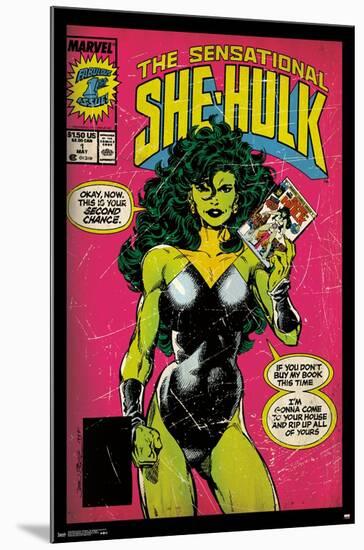 Marvel Comics - She-Hulk - The Sensational She-Hulk #1-Trends International-Mounted Poster