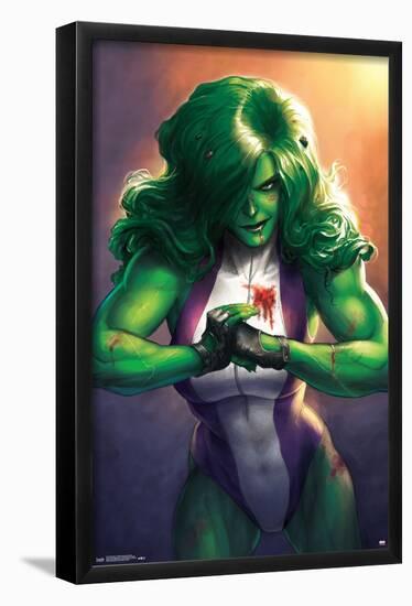 Marvel Comics - She-Hulk - Totally Awesome Hulk - Cover #4-Trends International-Framed Poster