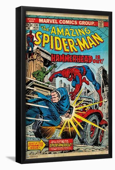 Marvel Comics Spider-Man - Amazing Spider-Man #130-Trends International-Framed Poster