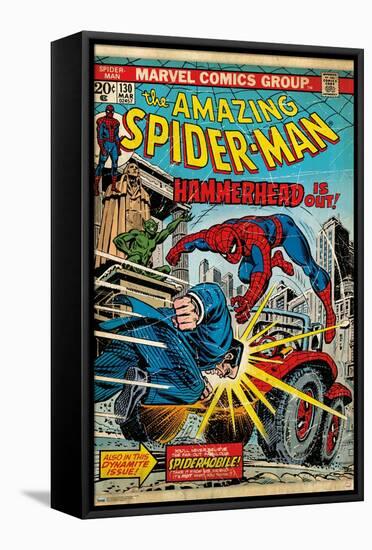 Marvel Comics Spider-Man - Amazing Spider-Man #130-Trends International-Framed Stretched Canvas