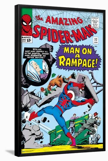 Marvel Comics Spider-Man - Amazing Spider-Man #32-Trends International-Framed Poster