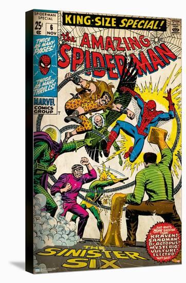 Marvel Comics - Spider-Man - Amazing Spider-Man #6-Trends International-Stretched Canvas