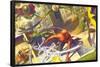 Marvel Comics - Spider-Man - Battle with Sinister Six-Trends International-Framed Poster
