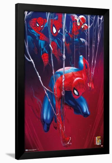 Marvel Comics Spider-Man: Beyond Amazing - In The Webs-Trends International-Framed Poster