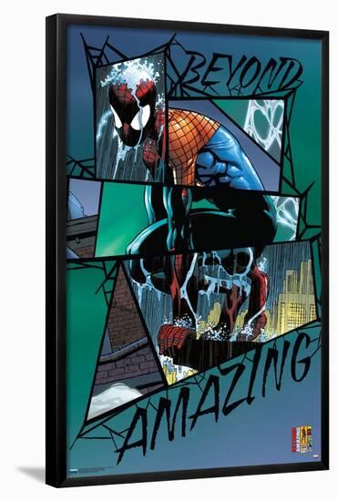 Marvel Comics Spider-Man: Beyond Amazing - Rain Mash-up-Trends International-Framed Poster