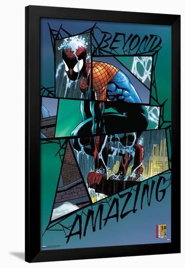 Marvel Comics Spider-Man: Beyond Amazing - Rain Mash-up-Trends International-Framed Poster