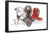 Marvel Comics Spider-Man - Gallery Edition Sketch-Trends International-Framed Poster