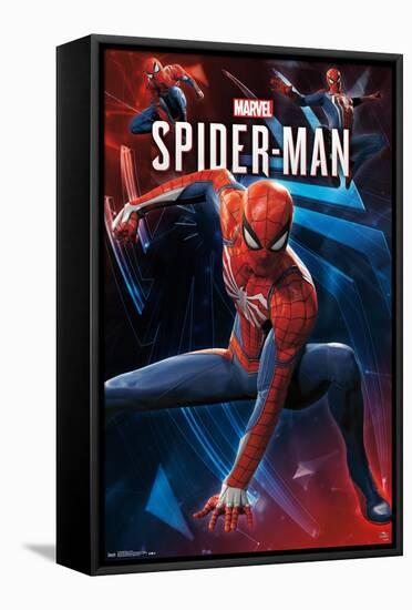 Marvel Comics - Spider-Man - Poses-Trends International-Framed Stretched Canvas