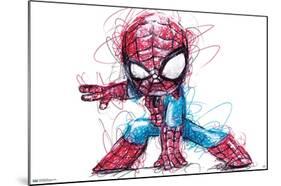 Marvel Comics - Spider-Man - Sketch-Trends International-Mounted Poster