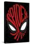 Marvel Comics - Spider-Man - Text Face-Trends International-Stretched Canvas