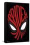 Marvel Comics - Spider-Man - Text Face-Trends International-Framed Stretched Canvas