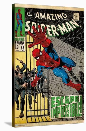 Marvel Comics Spider-Man - The Amazing Spider-Man #65-Trends International-Stretched Canvas