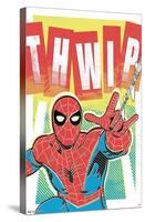 Marvel Comics Spider-Man - Thwip-Trends International-Stretched Canvas