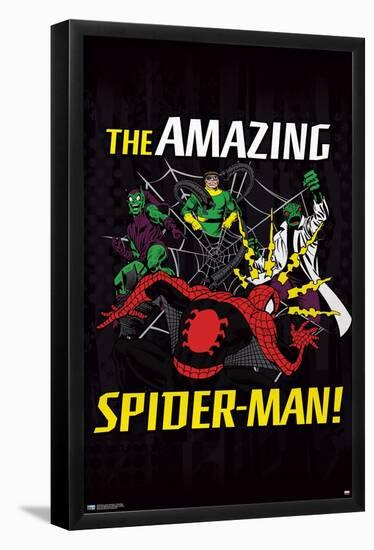 Marvel Comics Spider-Man - Villains Web-Trends International-Framed Poster
