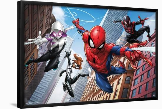 Marvel Comics - Spider-Man - Web Heroes-Trends International-Framed Poster
