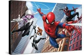 Marvel Comics - Spider-Man - Web Heroes-Trends International-Stretched Canvas