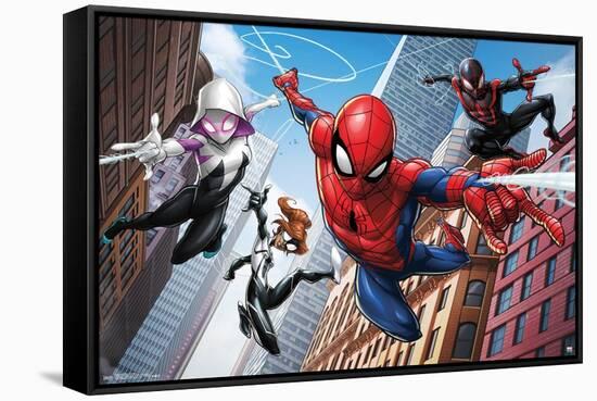 Marvel Comics - Spider-Man - Web Heroes-Trends International-Framed Stretched Canvas