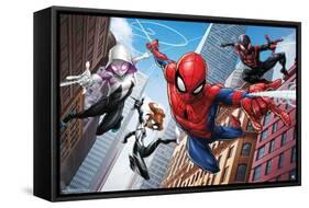 Marvel Comics - Spider-Man - Web Heroes-Trends International-Framed Stretched Canvas