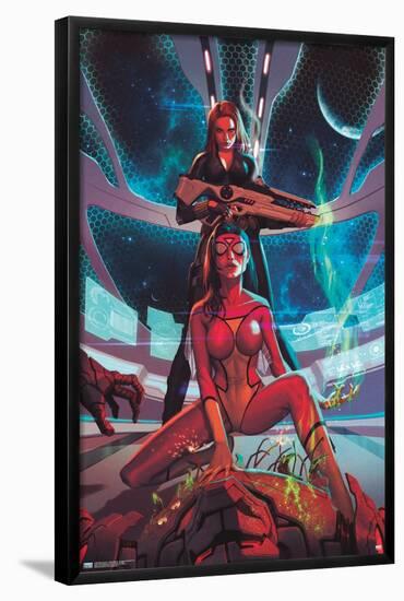 Marvel Comics - Spider Woman - Avengers Assemble #19-Trends International-Framed Poster