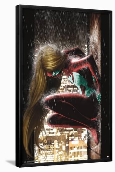 Marvel Comics - Spider-Woman - Ultimates Cover #5-Trends International-Framed Poster