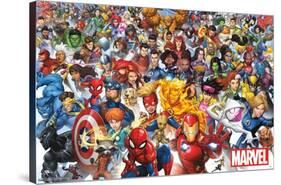 Marvel Comics - The Marvel Lineup 2023-Trends International-Stretched Canvas