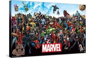 Marvel Comics - The Marvel Lineup-Trends International-Stretched Canvas